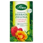 Bifix Herbata zielona ekspresowa z opuncją figową 40 g (20 x 2 g)