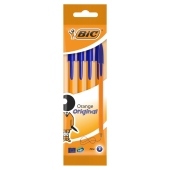 BiC Orange Original Fine Długopis niebieski 4 sztuki