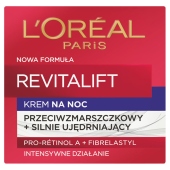 L&#39;Oréal Paris Revitalift Bogaty krem przeciwzmarszczkowy i silnie ujędrniający na noc 50 ml