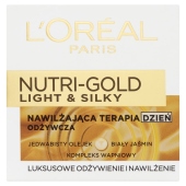 L&#39;Oreal Paris Nutri Gold Light and Silky Nawilżająca terapia odżywcza na dzień 50 ml