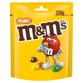 M&M's Peanut Orzeszki ziemne oblane czekoladą w kolorowych skorupkach 250 g