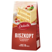 Delecta Biszkopt mieszanka do wypieku ciasta 380 g