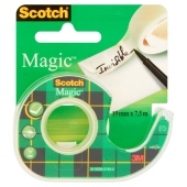 Scotch Magic Taśma niewidoczna po przyklejeniu 19 mm x 7,5 m