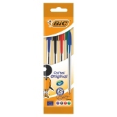 BiC Cristal Original Długopis miks kolorów 4 sztuki