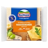 Hochland Ser kremowy Maasdamer w plastrach 130 g