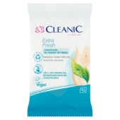 Cleanic Extra Fresh Chusteczki do higieny intymnej 10 sztuk