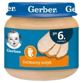 Gerber Delikatny indyk dla niemowląt po 6. miesiącu 80 g
