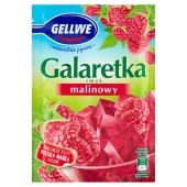 Gellwe Galaretka smak malinowy 72 g