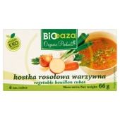 Biooaza Eko Kostka rosołowa warzywna 66 g (6 sztuk)