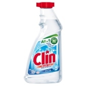 Clin Płyn do mycia powierzchni szklanych opakowanie uzupełniające 500 ml