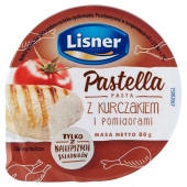 Lisner Pastella Pasta z kurczakiem i pomidorami 80 g
