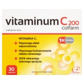Colfarm Vitaminum C 200 Suplement diety 30 tabletek