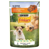 Friskies Vitafit Adult Karma dla psów z kurczakiem i marchewką w sosie 100 g