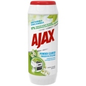 Ajax Proszek do czyszczenia Odtłuszczający Konwalie 450 g