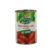 WM Pomidory całe bez skórki w soku pomidorowym 400g