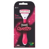 Wilkinson Sword Quattro For Women Maszynka do golenia z wymiennymi ostrzami dla kobiet