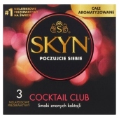 Unimil Skyn Cocktail Club Nielateksowe prezerwatywy 3 sztuki