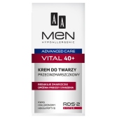AA Men Advanced Care Vital 40+ Krem do twarzy przeciwzmarszczkowy 50 ml