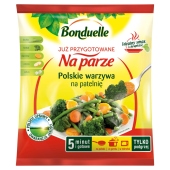 Bonduelle Już przygotowane na parze Polskie warzywa na patelnię 400 g