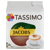 Tassimo Jacobs Cappuccino Classico Kawa mielona 8 kapsułek i mleko 8 kapsułek 260 g