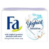 Fa Yoghurt Sensitive Mydło w kostce o delikatnym zapachu 90 g