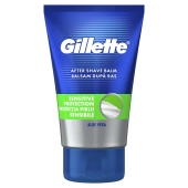 Gillette Balsam po goleniu z aloesem zapewniający ochronę dla skóry wrażliwej 100ml