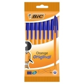 BiC Orange Original Fine Długopis niebieski 8 sztuk