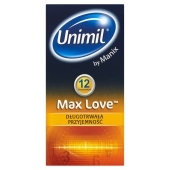 Unimil Max Love Prezerwatywy 12 sztuk