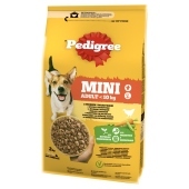Pedigree Mini Adult <10 kg Sucha karma dla dorosłych psów z drobiem i warzywami 2 kg