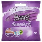 Wilkinson Sword Everyday 2 Jednorazowe maszynki do golenia dla kobiet 5 sztuk