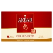 Akbar Pure Ceylon Herbata czarna 100 g (50 torebek)