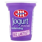 Mlekovita Jogurt Polski naturalny bez laktozy 350 g