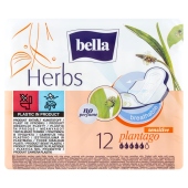 Bella Herbs Plantago Podpaski higieniczne 12 sztuk