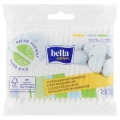 Bella Cotton Papierowe patyczki higieniczne 160 sztuk