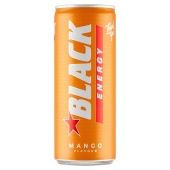 Black Energy Samurai Gazowany napój energetyzujący o smaku mango 250 ml