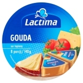 Lactima Ser topiony Gouda 140 g (8 x 17,5 g)