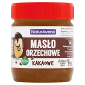NaturAvena Masło orzechowe kakaowe 340 g