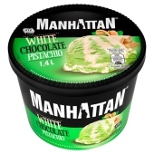 Manhattan Lody z białą czekoladą i lody pistacjowe 1400 ml