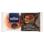 Schulstad Gourmet Bistro Bułki pszenne do hamburgerów 324 g (4 x 81 g)
