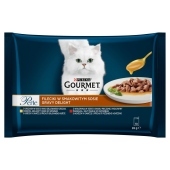 Gourmet Perle Karma dla kotów fileciki w smakowitym sosie 340 g (4 x 85 g)