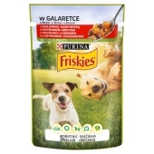 Friskies Vitafit Adult Karma dla psów z wołowiną i marchewką w galaretce 100 g