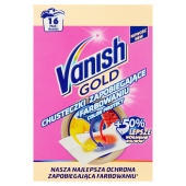 Vanish Gold Color Protect Chusteczki zapobiegające farbowaniu 16 prań (8 sztuk)
