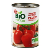 WM Pomidory całe bez skórki w soku pomidorowym bio 400g/240g