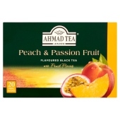 Ahmad Tea Herbata czarna o smaku brzoskwini i marakuji 40 g (20 torebek)