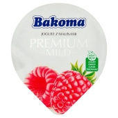 Bakoma Premium Mild Jogurt z malinami 140 g