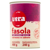 Vera Fasola czerwona w zalewie 400 g