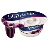 Fantasia Jogurt kremowy z jeżynami 122 g