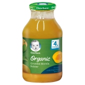 Gerber Organic Nektar gruszka morela dla niemowląt po 4. miesiącu 200 ml