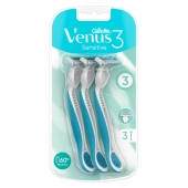 Venus 3 Sensitive Jednorazowe maszynki do golenia dla kobiet, 3 sztuk