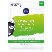 NIVEA Urban Skin Detox 10-minutowa maska w płachcie 28 ml